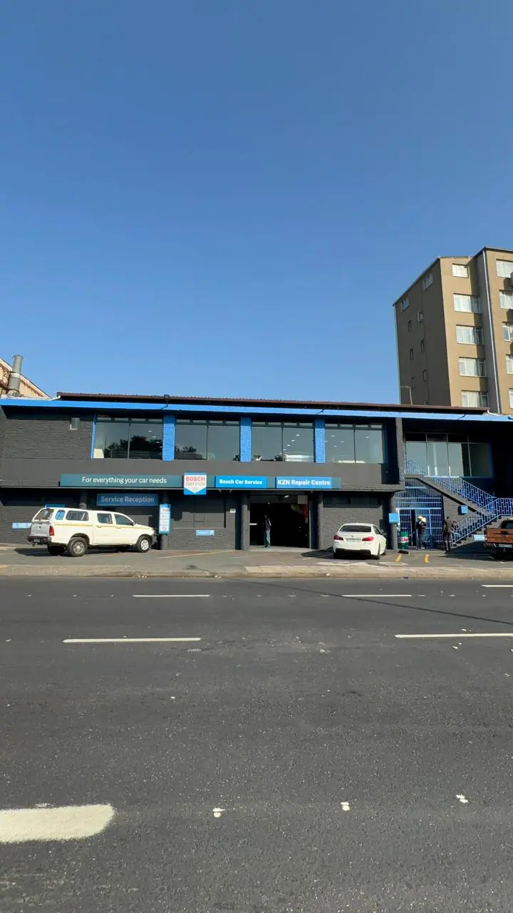 Bosch Car Service KZN Repair Centre workshop building exterior on Umgeni Road, Durban